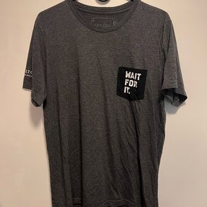 Hamilton Wait For It Pocket T shirt